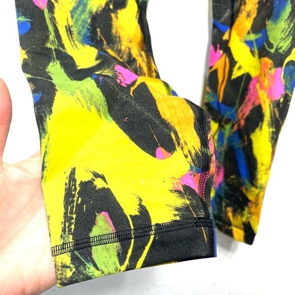 Lululemon Wunder Train Contour High-Rise Tight 25" Undertone Black Multi 6 P175 - Picture 4 of 9